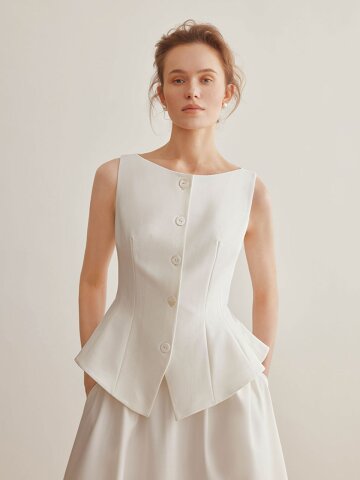 YY_Patchwork white vest