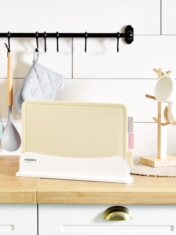 한샘 에코 항균도마 3P 거치대 세트