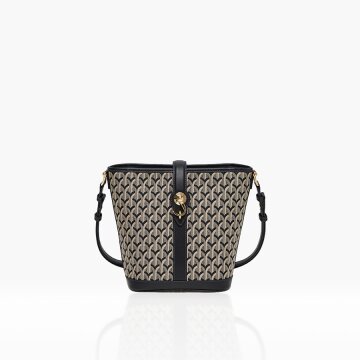 아마스 숄더 크로스백 자가드 블랙 DAM8001BFM