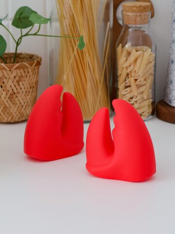 집게발 실리콘 주방 냄비장갑 2p