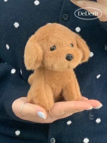 데데리트 귀여운 강아지 동물 아기 골든 리트리버 인형 키링 휴대폰 에어팟 버즈 가방꾸미기 백꾸 인싸 키홀더 열쇠고리 생일 친구 우정 커플 선물