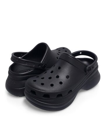 [크록스] 여성 클래식 베이 클로그 블랙 206302-001