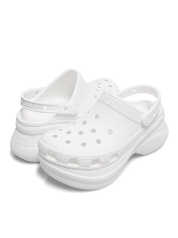 [크록스] 여성 클래식 베이 클로그 화이트 206302-100