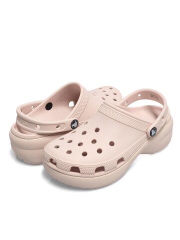 [크록스] 여성 클래식 플랫폼 클로그 쿼츠 206750-6UR