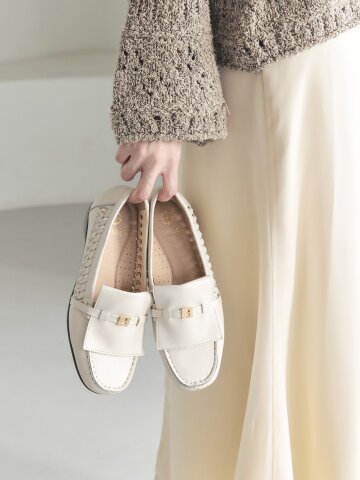 천연가죽 국내수제화 로렌 위빙 컴포트 로퍼 GIS-47234