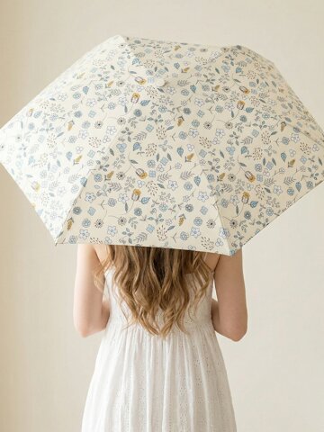 오펠리 경량양우산 고밀도 꽃무늬 고급 암막 UV차단 양산 J317