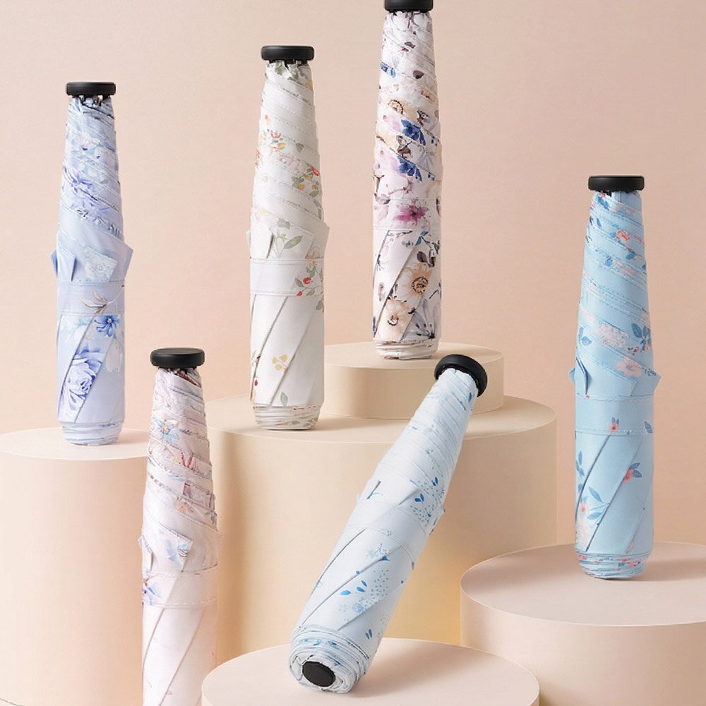 다네프 초경량130g 꽃무늬 고밀도 고급 암막 UV차단 양산 J319