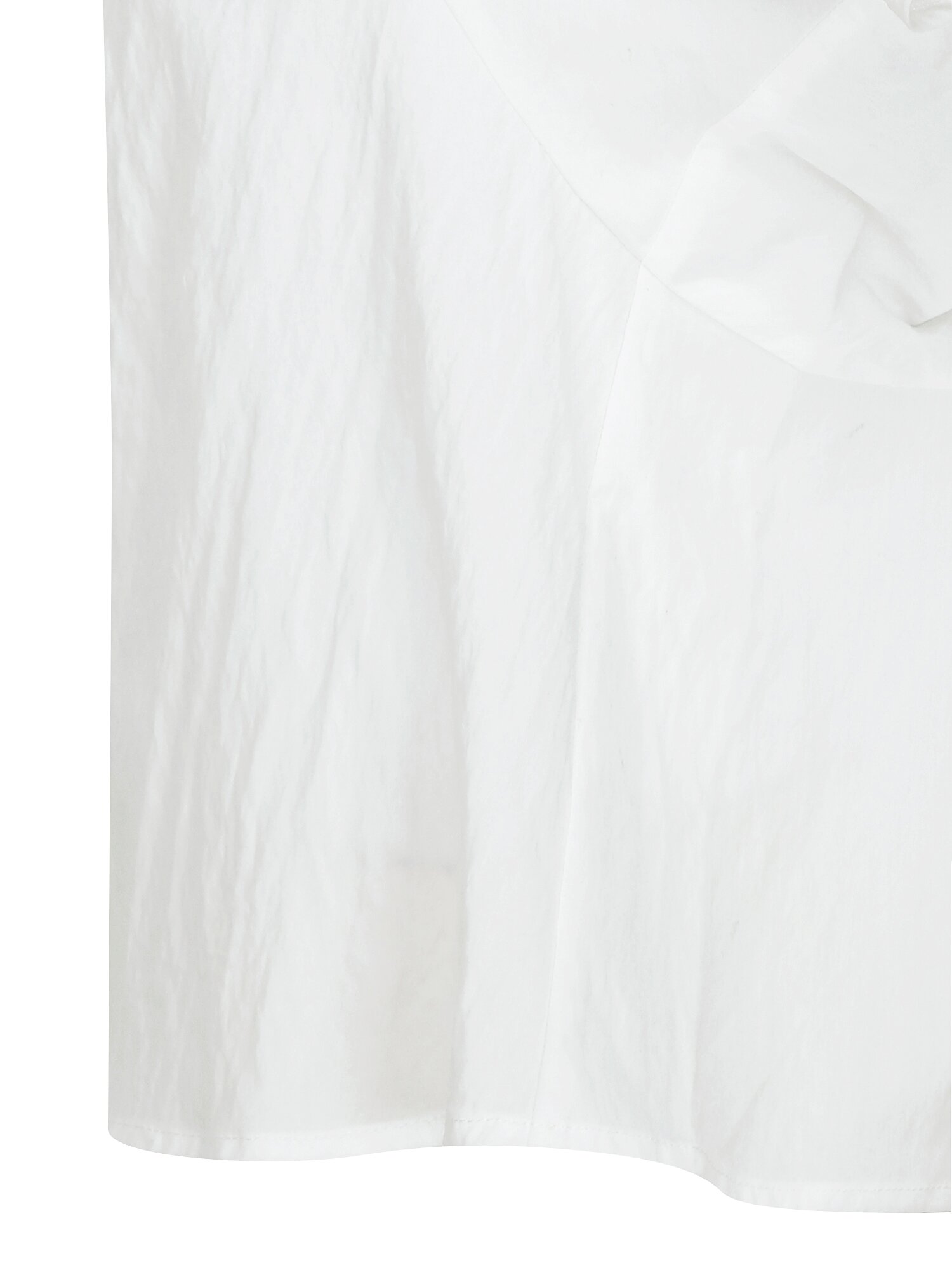라운드 요크 돌먼 블라우스 (WHITE)