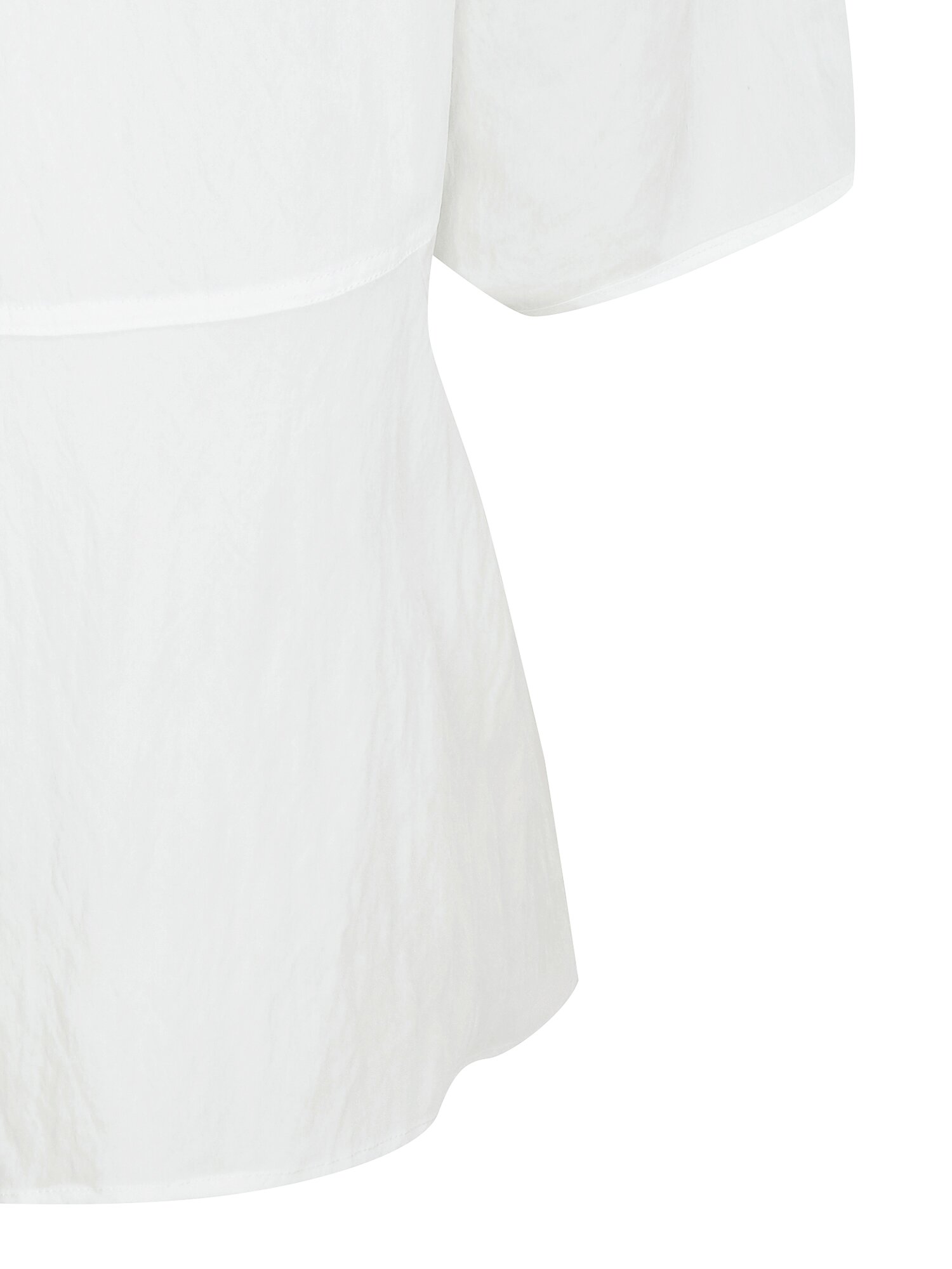 라운드 요크 돌먼 블라우스 (WHITE)