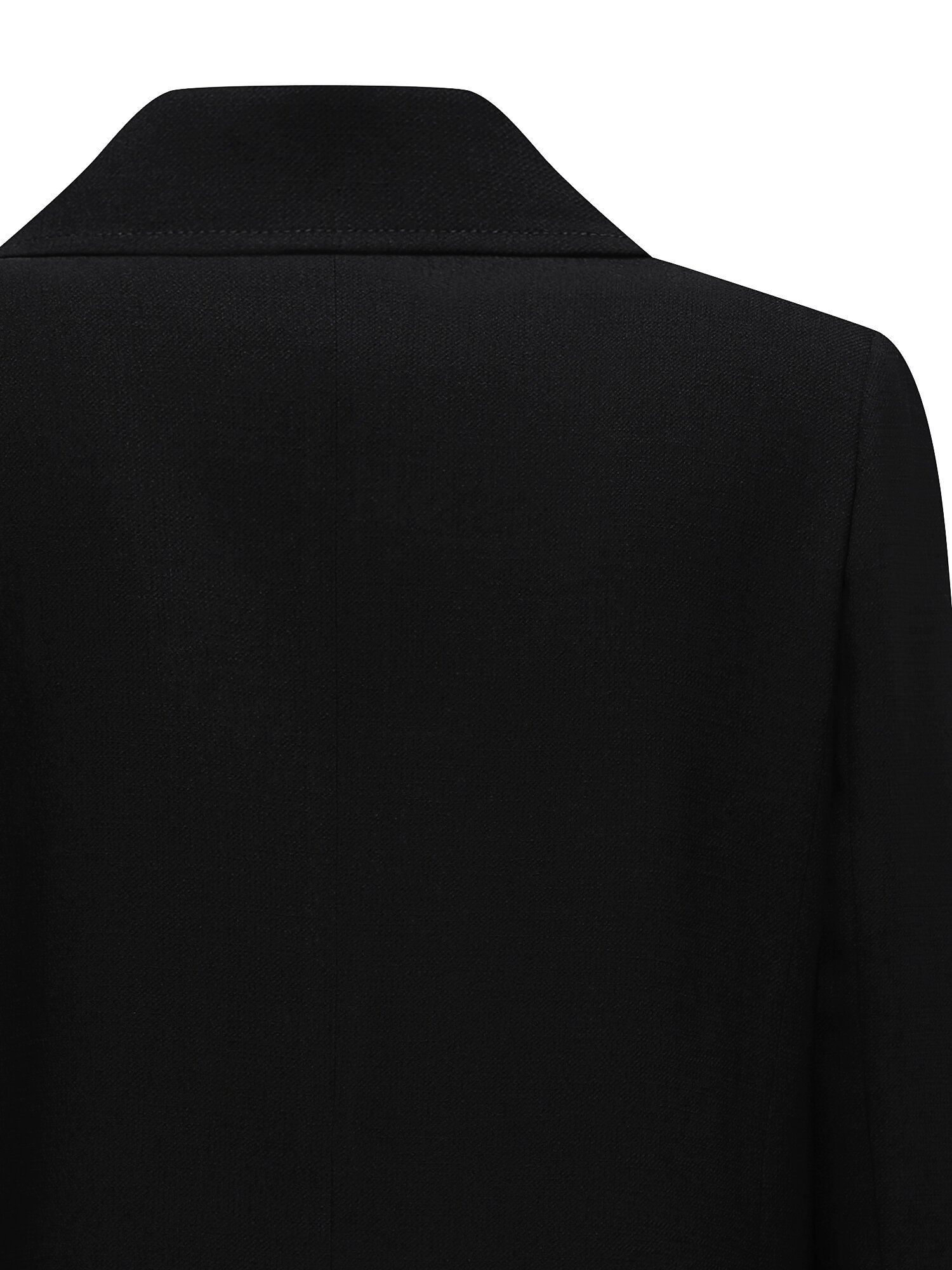 잔조직 포켓 싱글 투버튼 재킷 (BLACK)