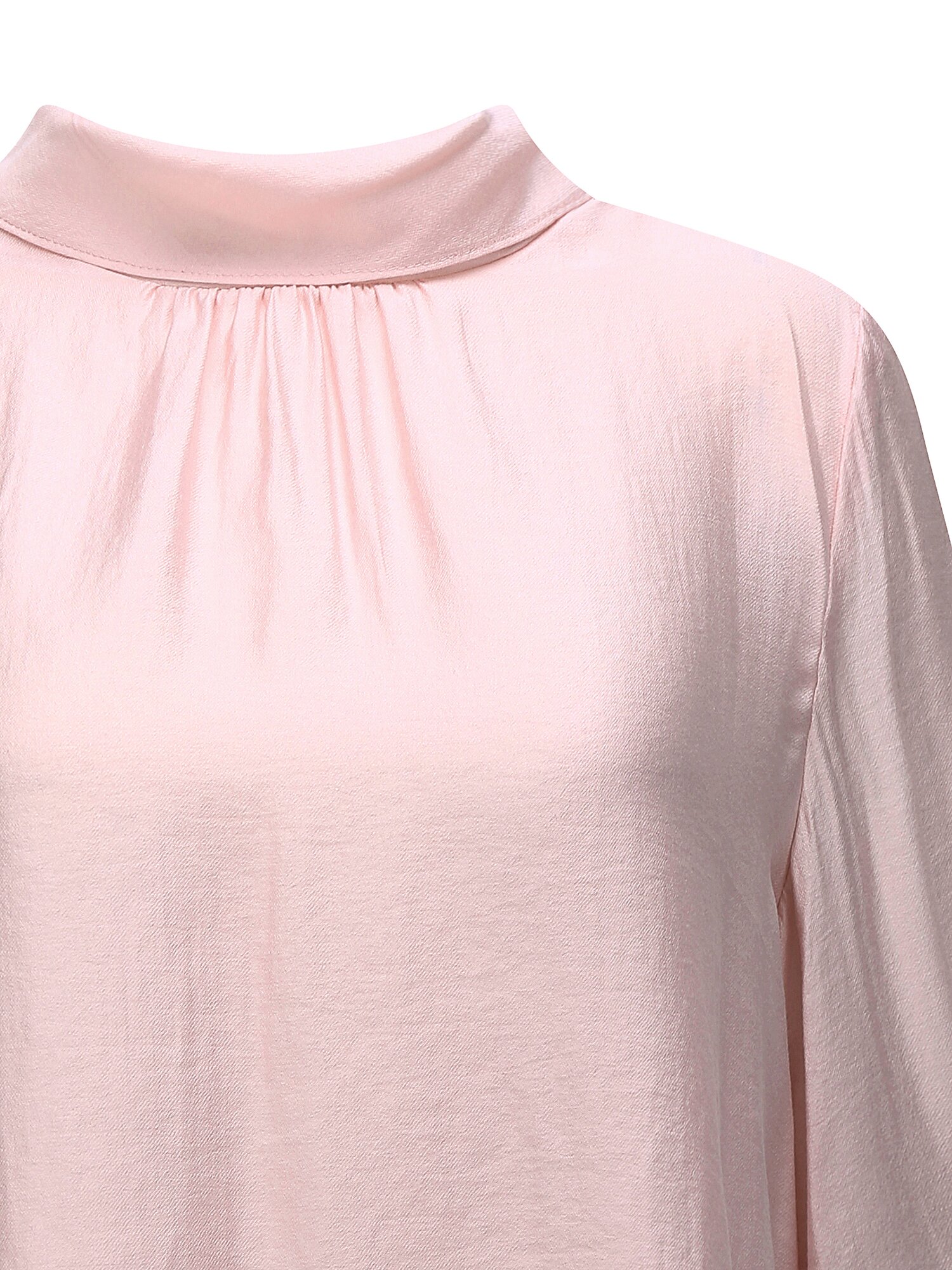 백 타이 카울넥 블라우스 (LIGHT PINK)