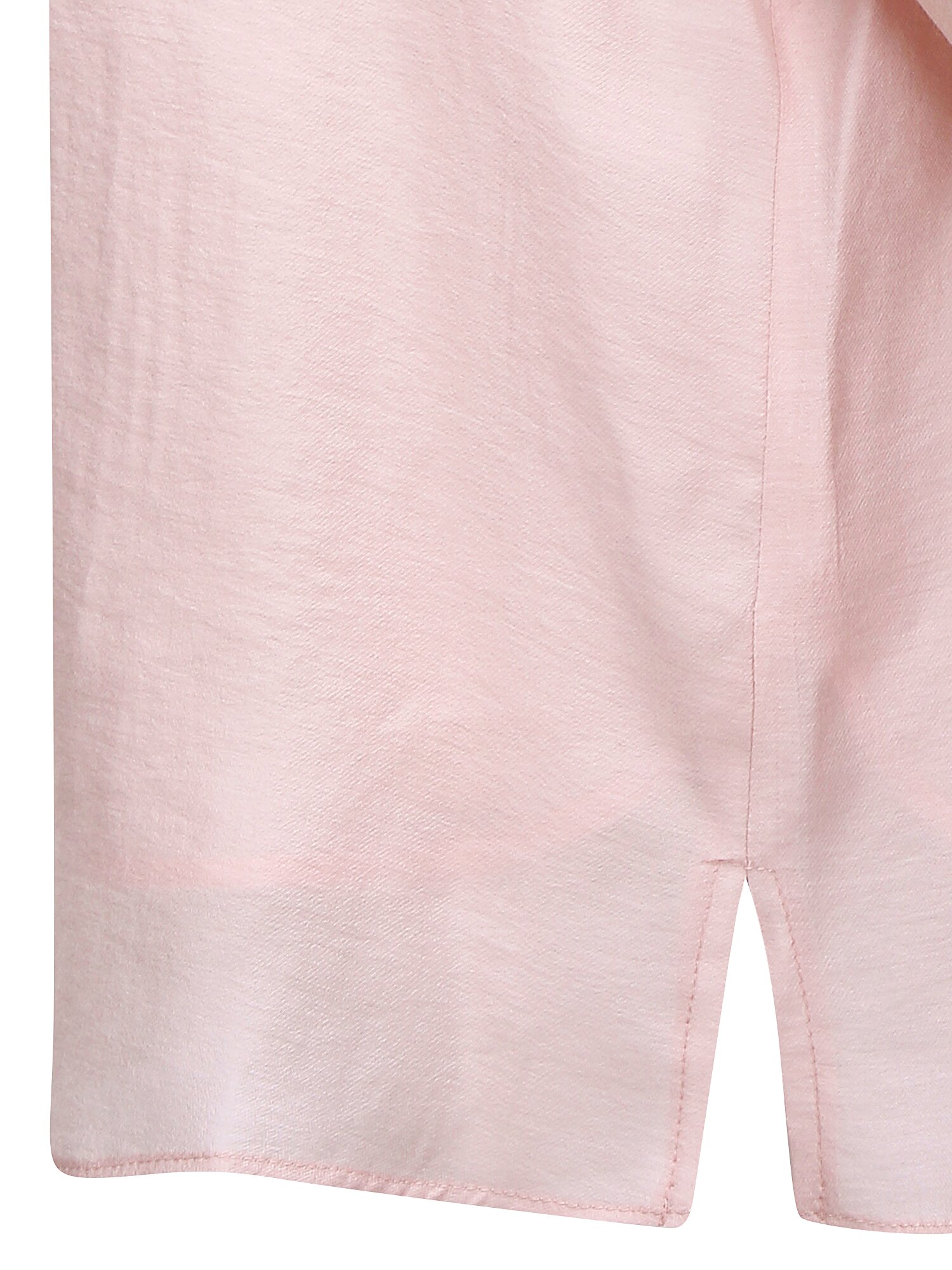 백 타이 카울넥 블라우스 (LIGHT PINK)