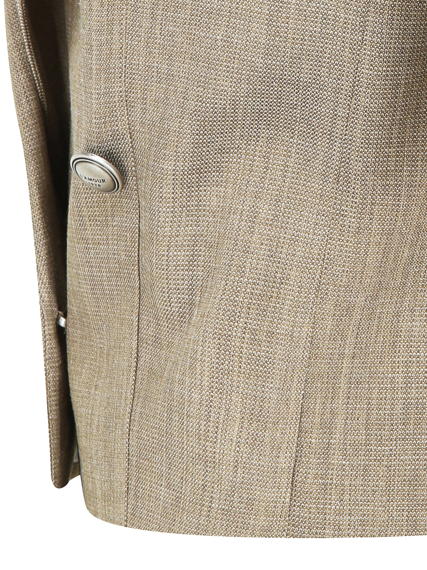 린넨 테일러드 더블 크롭 재킷 (DARK BEIGE)