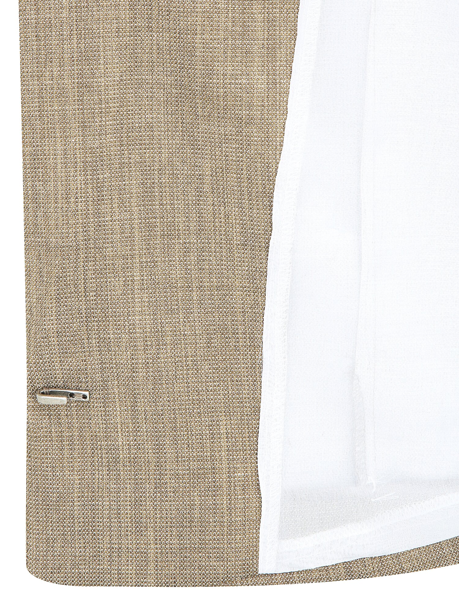 린넨 테일러드 더블 크롭 재킷 (DARK BEIGE)