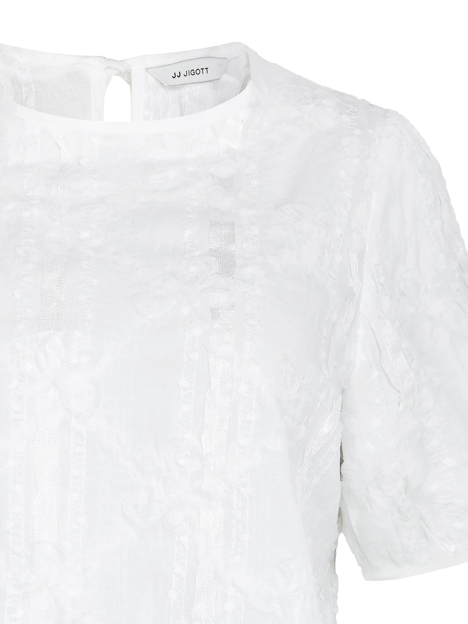 퍼프 블라우스 +스크런치 세트 (WHITE)