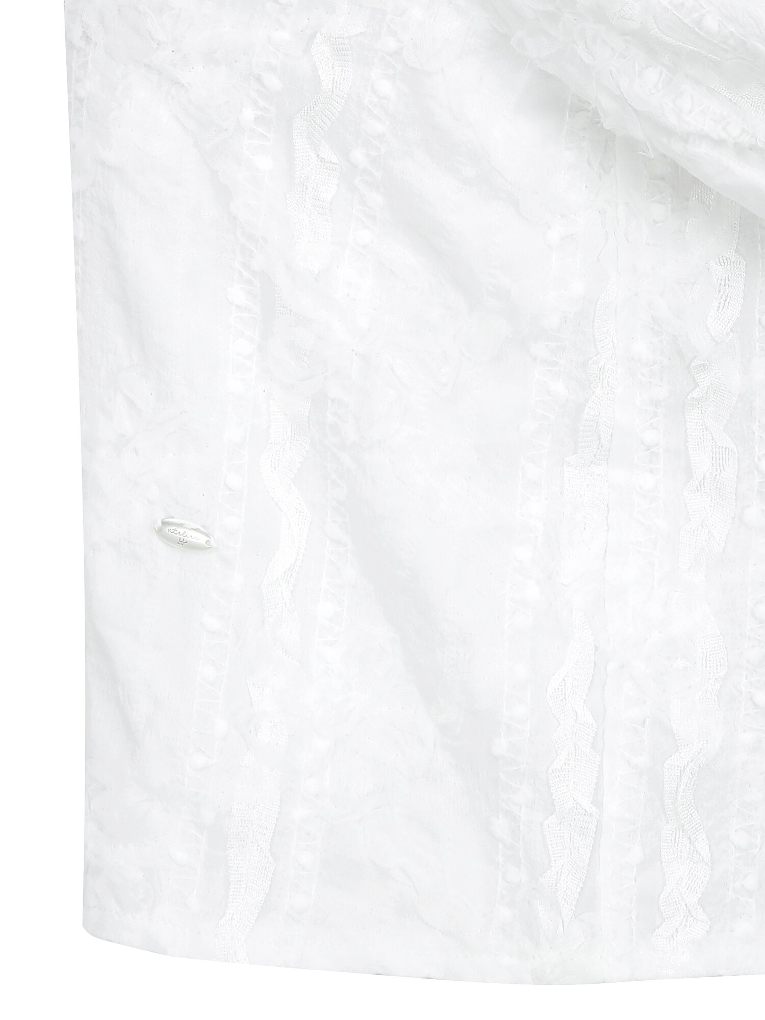 퍼프 블라우스 +스크런치 세트 (WHITE)