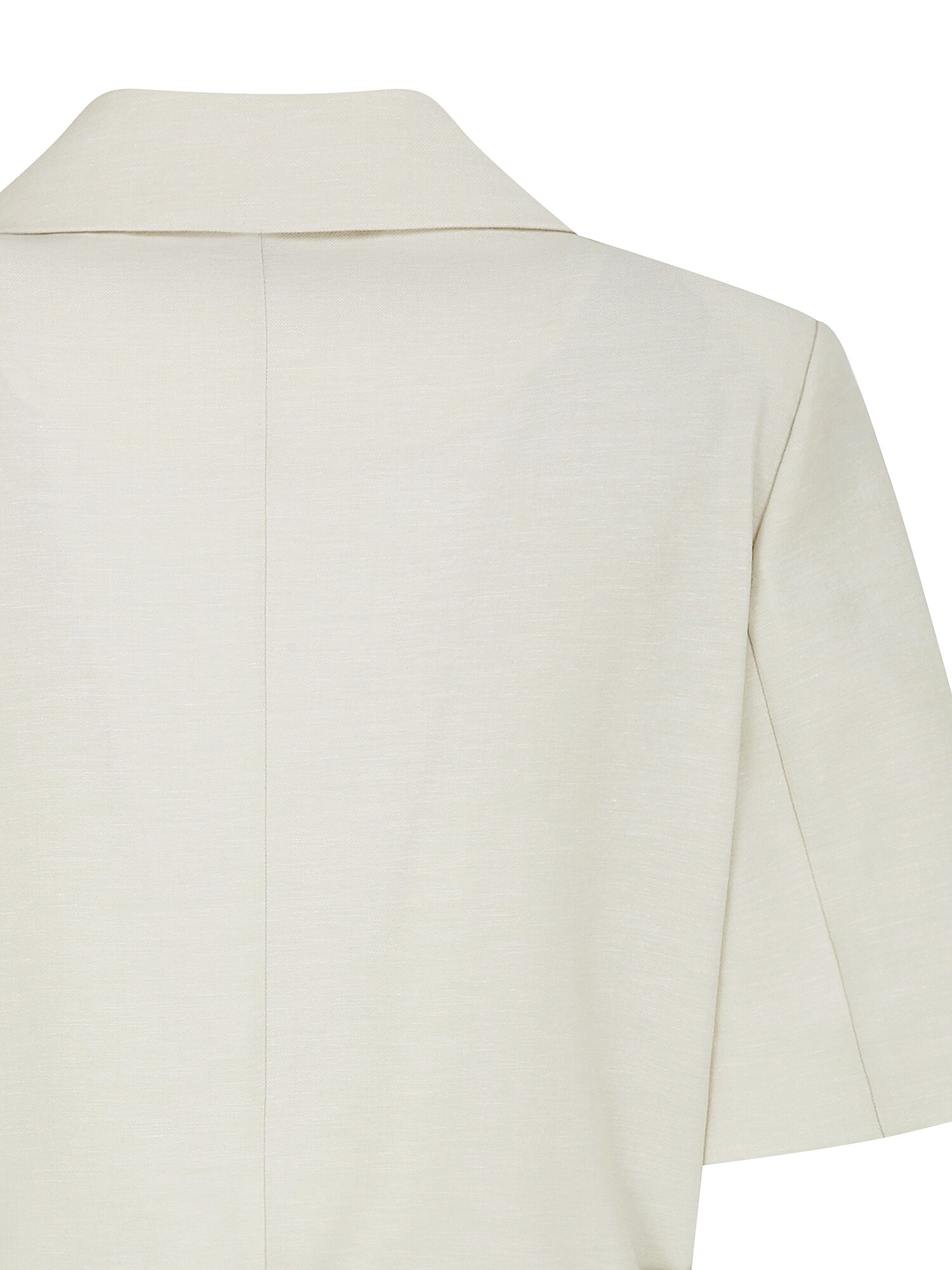 린넨 벨티드 하프 슬리브 재킷 (BEIGE)