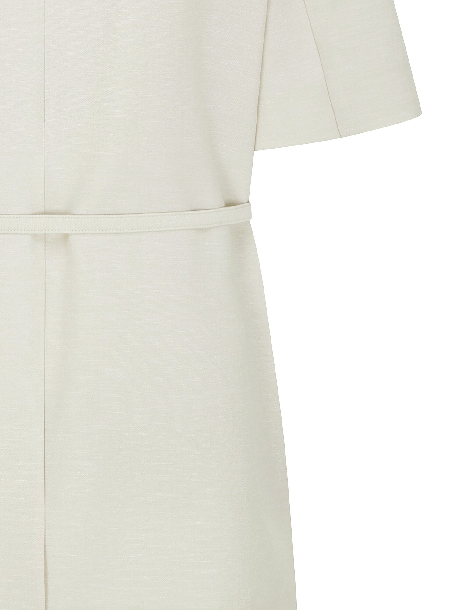 린넨 벨티드 하프 슬리브 재킷 (BEIGE)