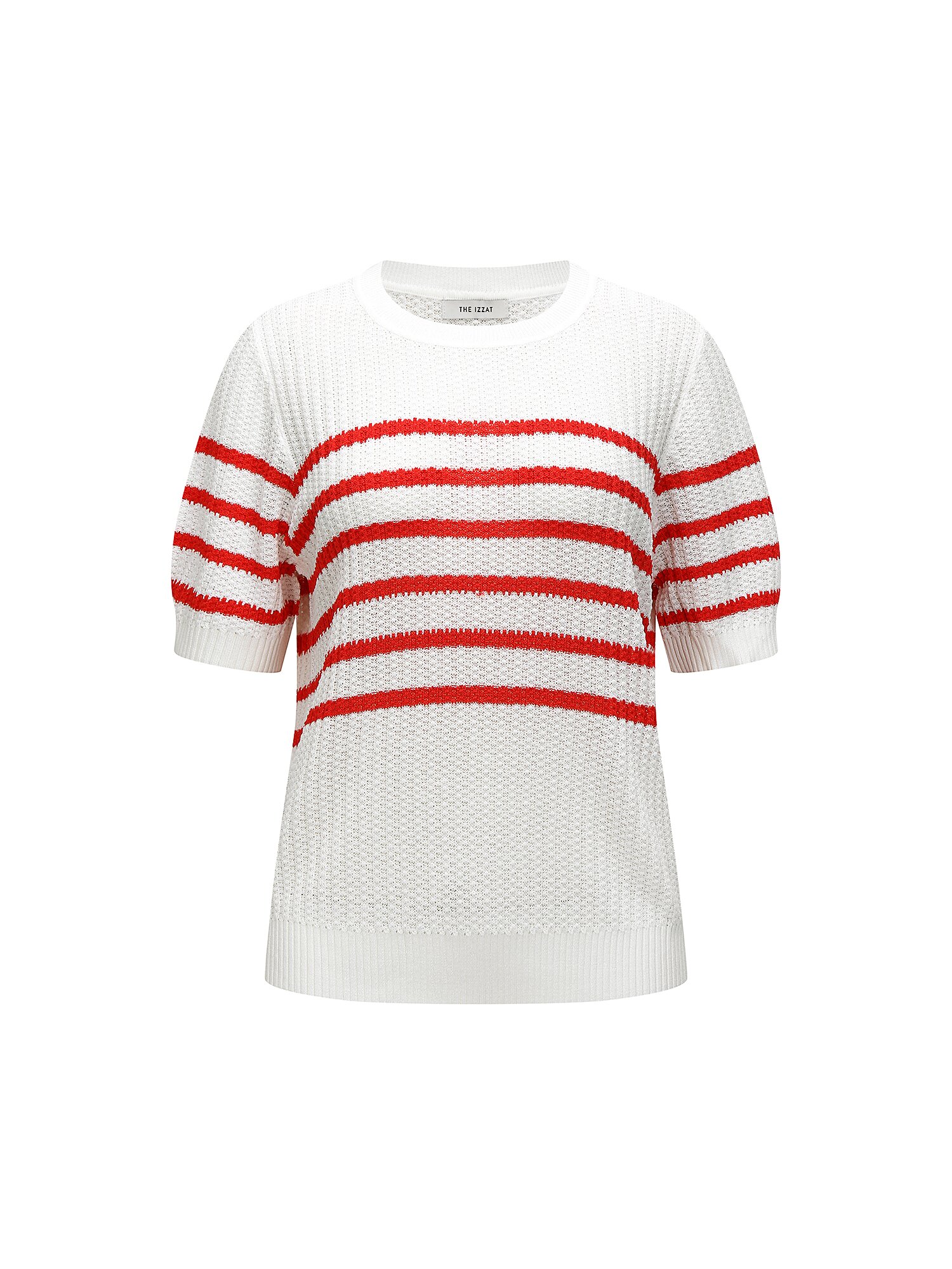 스카시 스트라이프 풀오버 니트 (STRIPE RED)