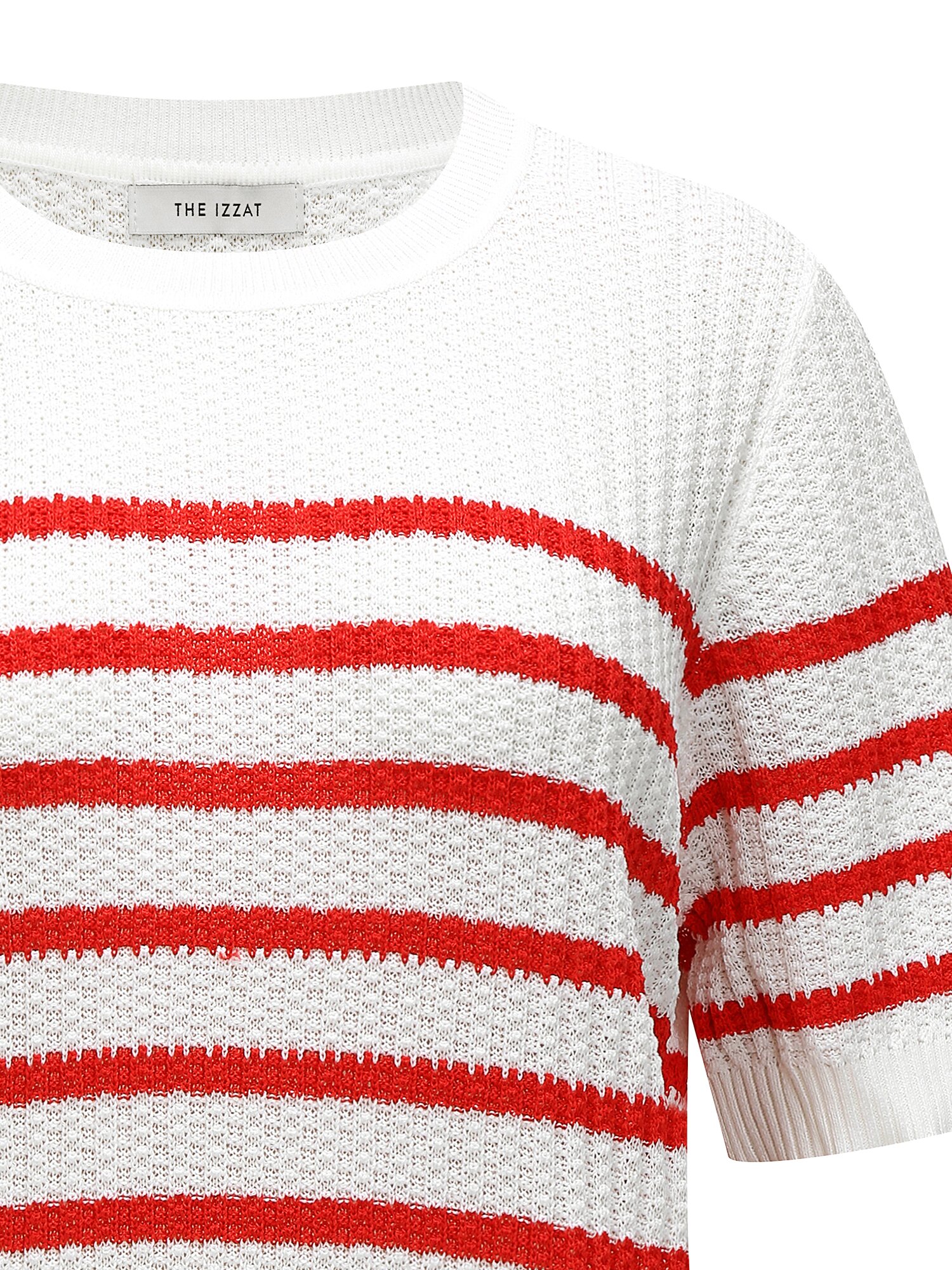 스카시 스트라이프 풀오버 니트 (STRIPE RED)