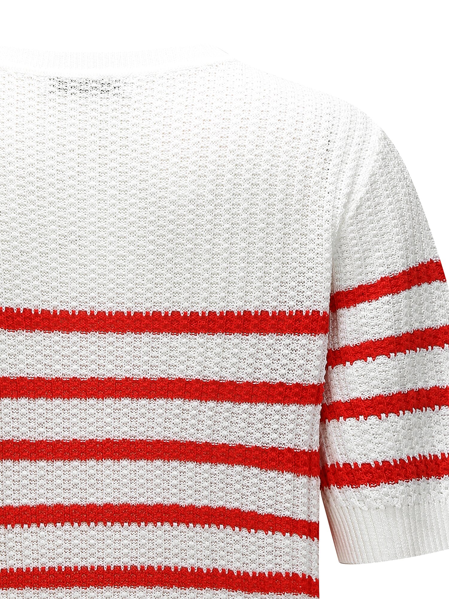 스카시 스트라이프 풀오버 니트 (STRIPE RED)