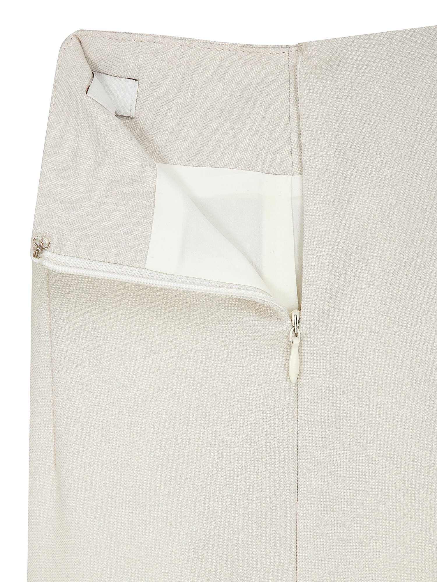 린넨 벨티드 H라인 스커트 (BEIGE)