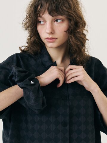 프리 스크런치 차콜블랙 (40수)