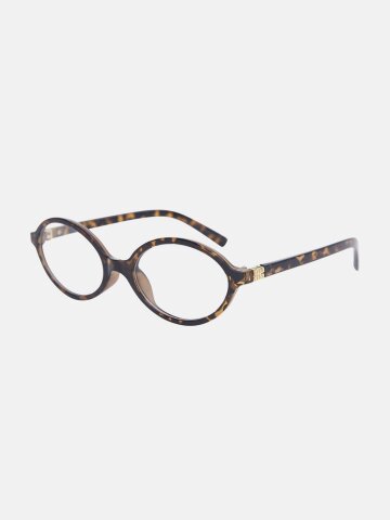 여자 여성 호피 긱시크 뿔테 패션 오벌안경 SEYZ002