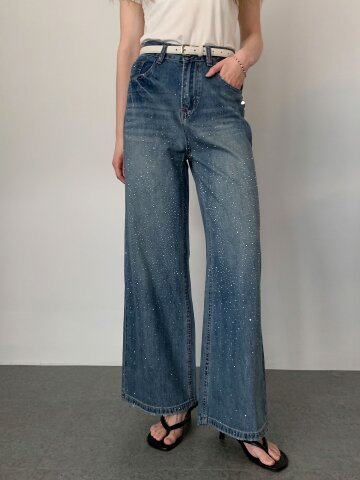 뮤 스트레이트 데님 팬츠