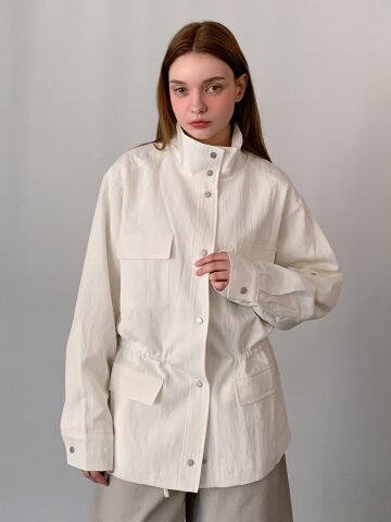 아웃 포켓 스트링 자켓 (3colors)