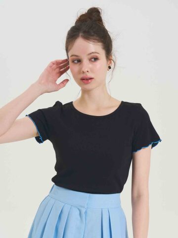 Juicy Color Top - BLACK