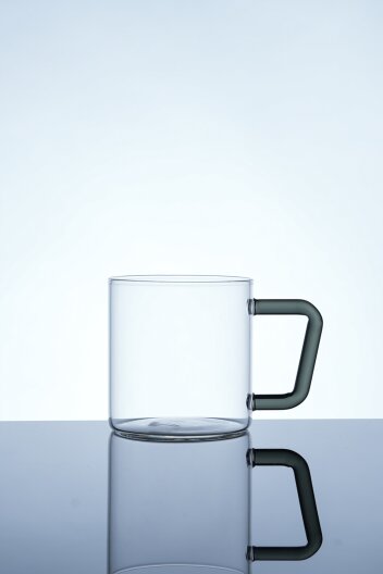 내열유리 컬러머그DW 그레이 400ml