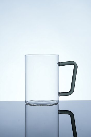 내열유리 컬러머그GD 그레이 500ml