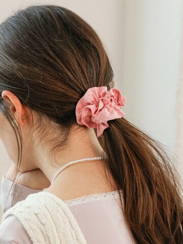 DD_Polka dot volume scrunchie_2color