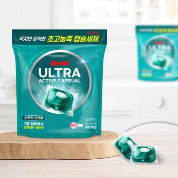 쉬슬러 울트라액티브 캡슐세제 그린 100개입