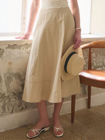 Form line long skirt_3 Colors