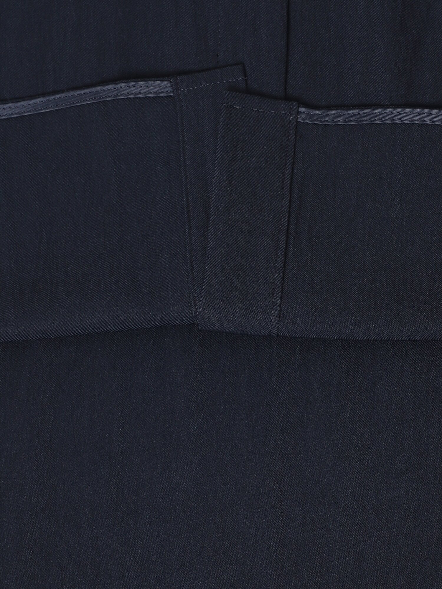 핀 턱 벨티드 셔츠 칼라 원피스 (NAVY)