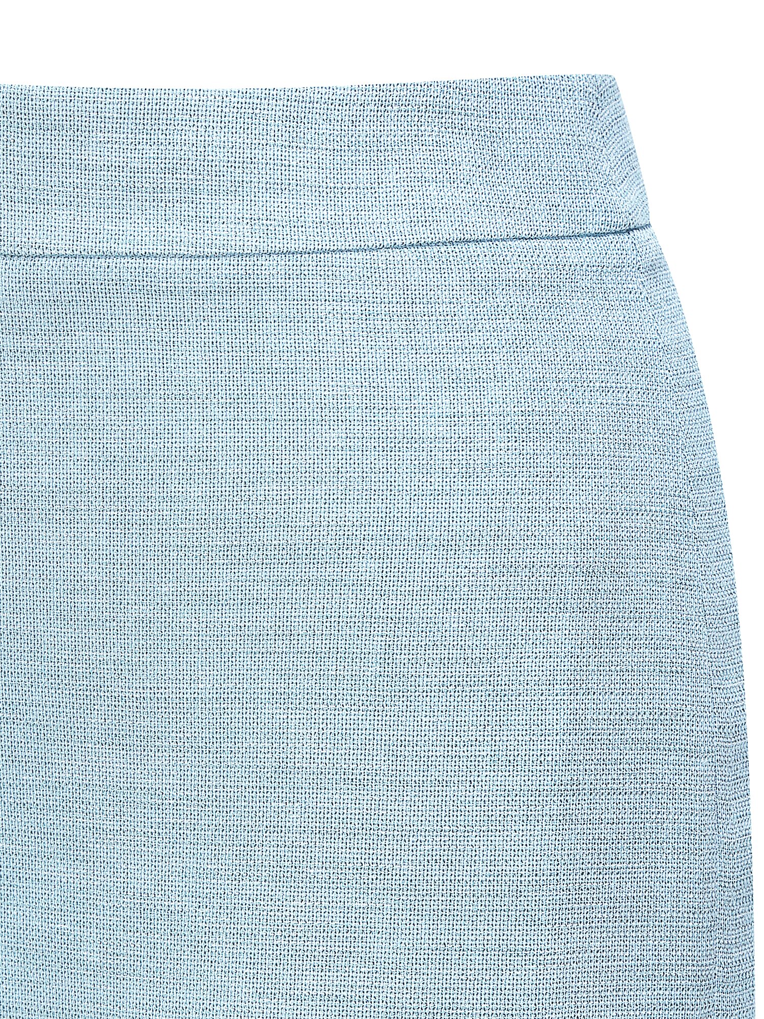 백 슬릿 H라인 미디 스커트 (MINT)