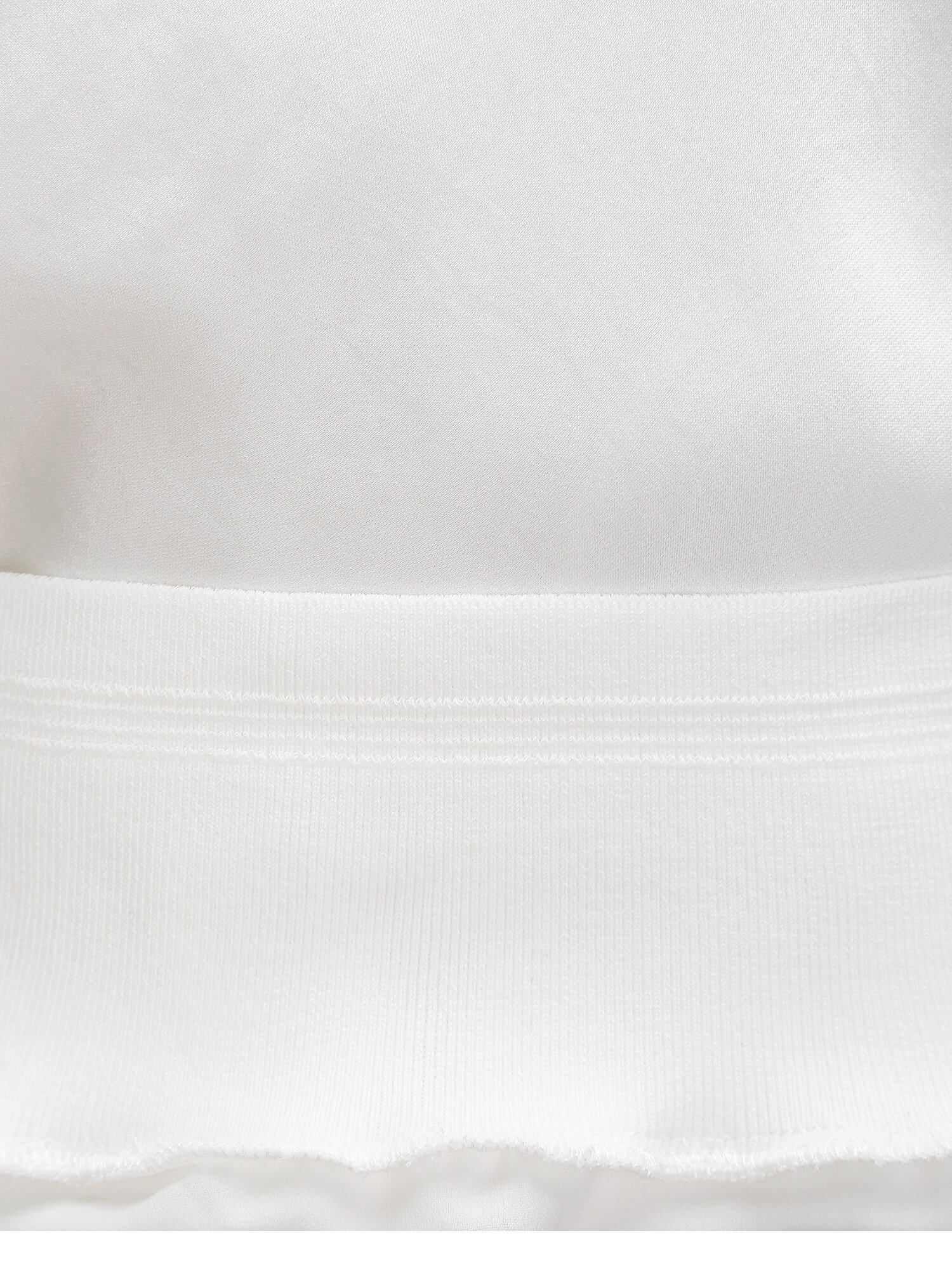 캡 슬리브 카울넥 블라우스 (WHITE)