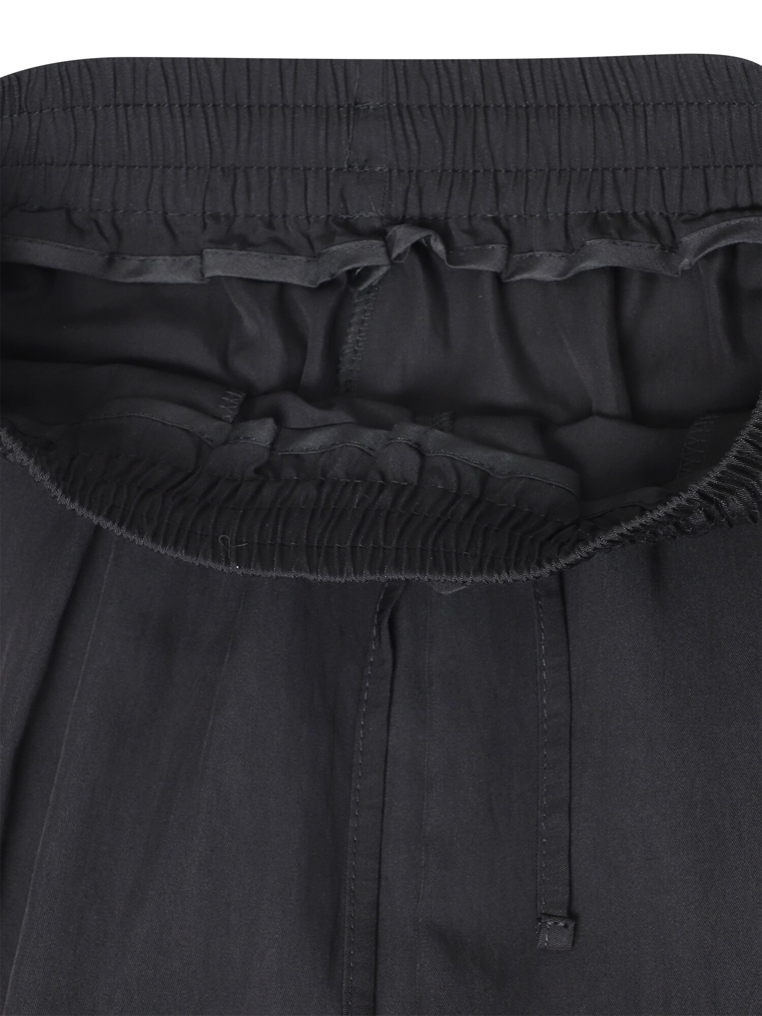 크링클 밴딩 슬랙스 팬츠 (BLACK)