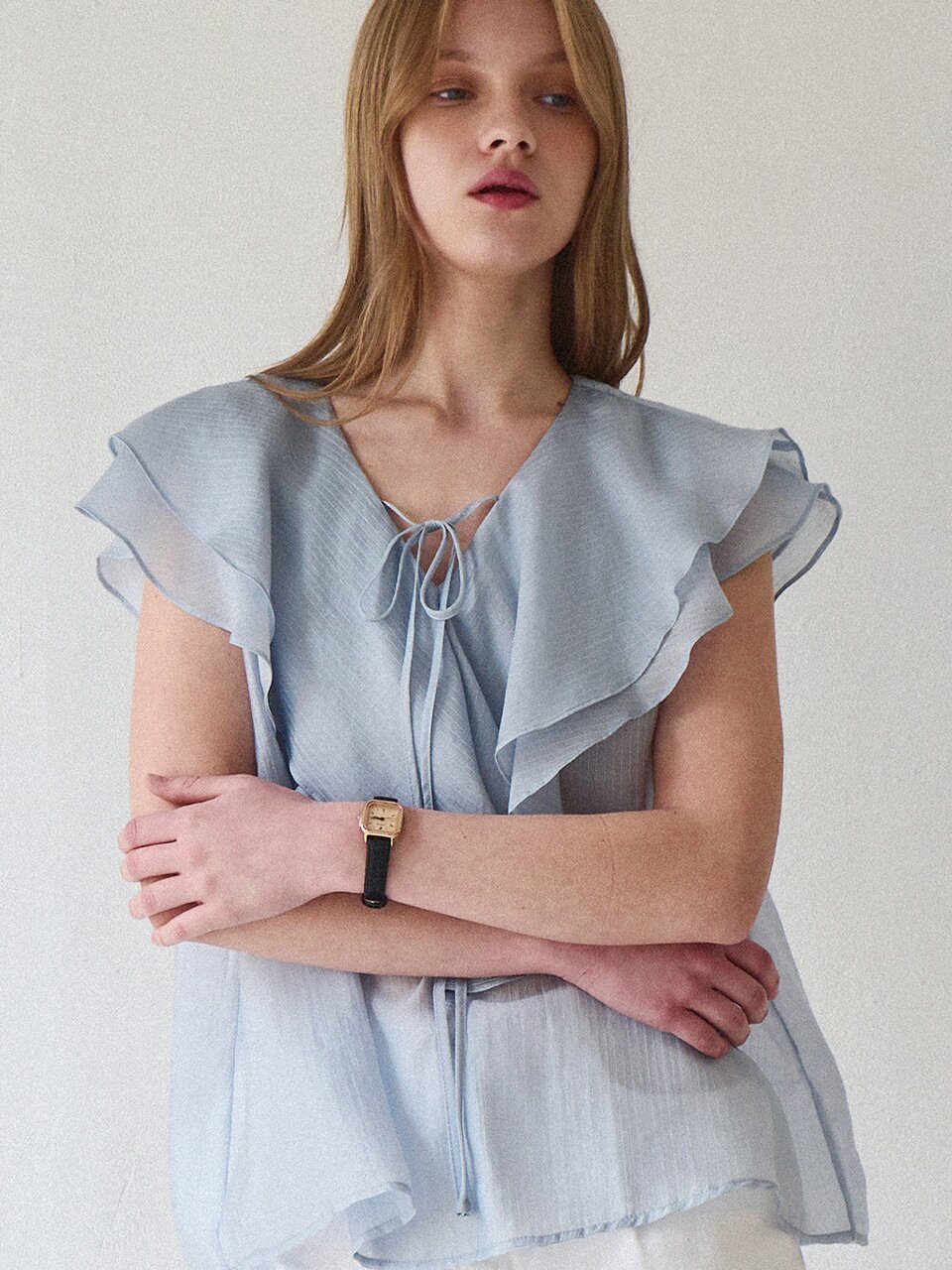 [6차][컬러추가] Veil frill blouse_3 Colors