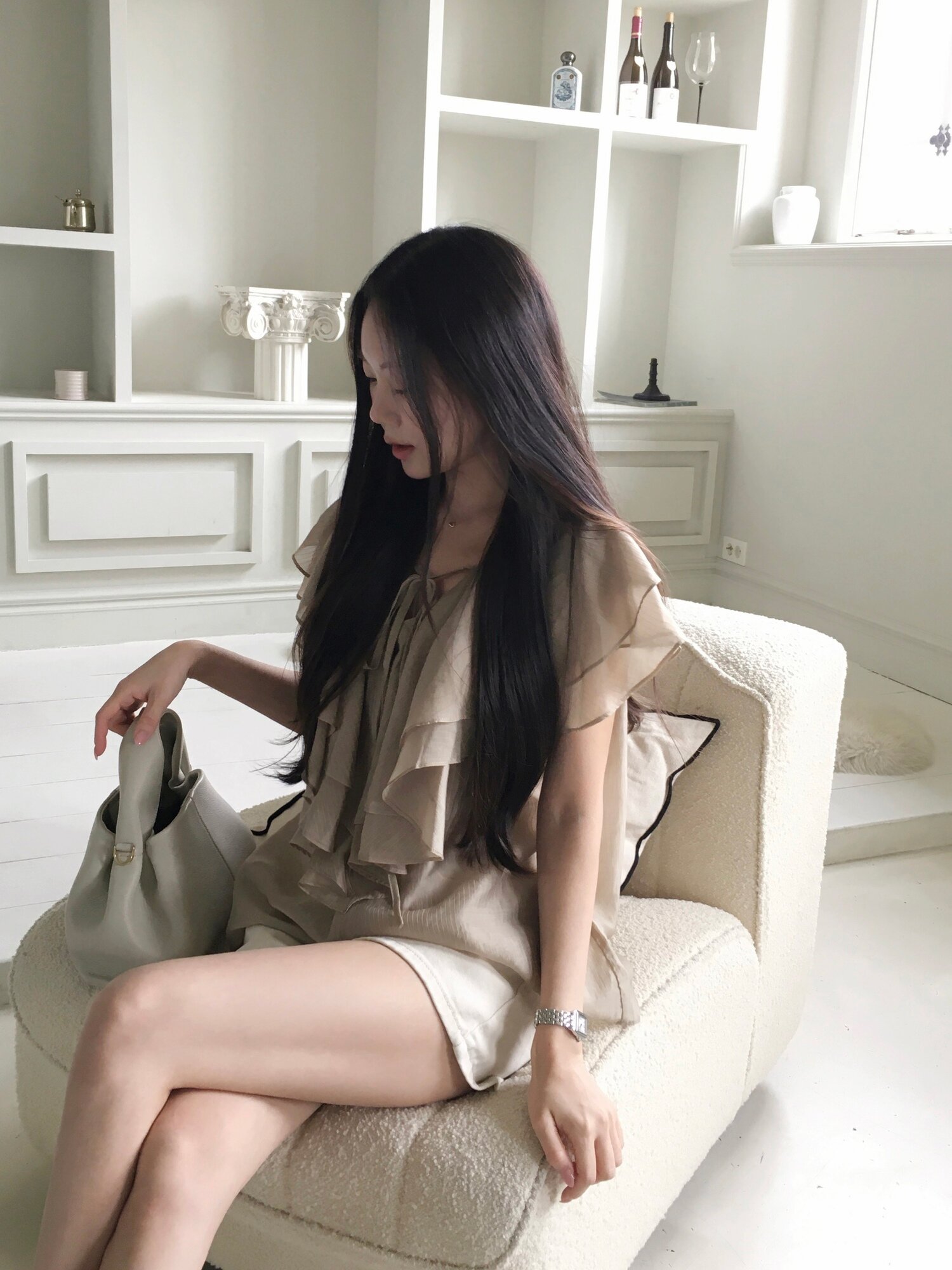 [6차][성경 PICK] Veil frill blouse_3 Colors