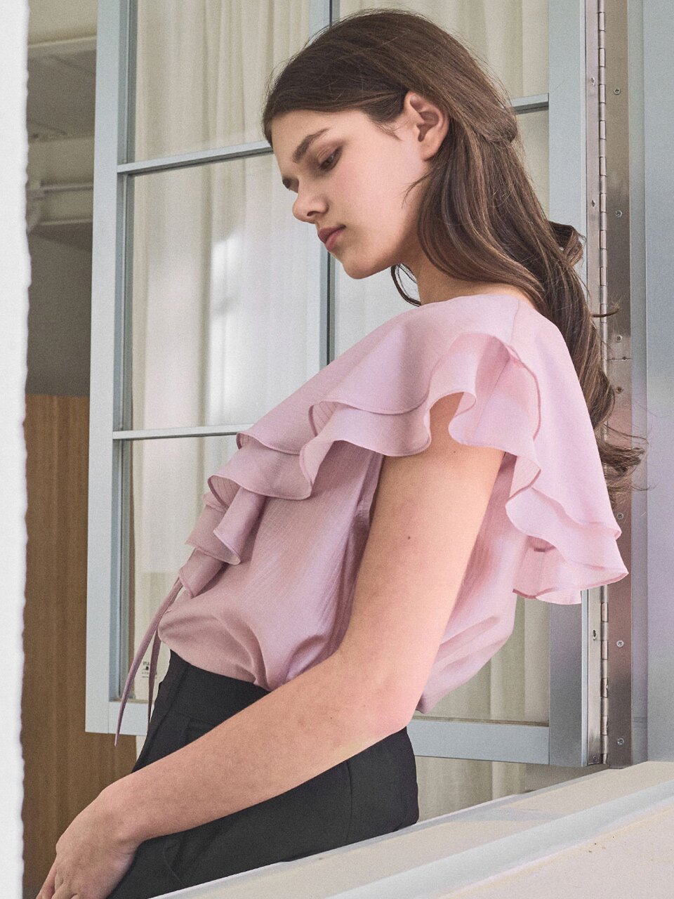 [6차][컬러추가] Veil frill blouse_3 Colors
