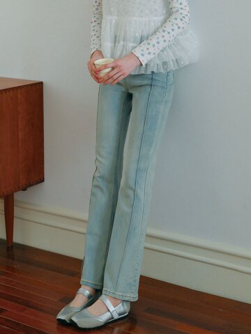 Cest_Vintage stright denim pants