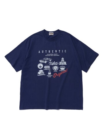 컬리지 로고 컬렉션 반팔티 (네이비)