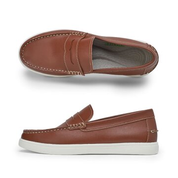 데이워크 발편한 아치깔창 남성 슬립온 벨로즈 브라운 (DW50001-BR)