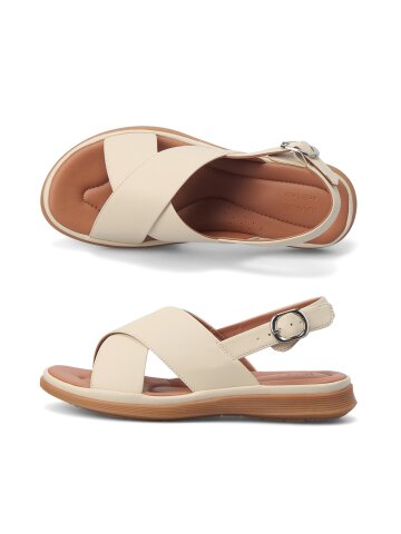 데이워크 발편한 아치깔창 여성 스트랩 샌들 브리즈 연베이지 DW30065-LBG