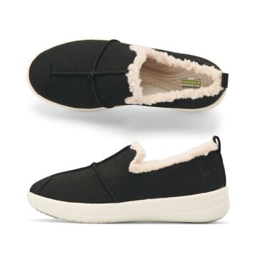 데이워크 발편한 아치깔창 여성 슬립온 다우니 블랙 (DW30023-BKS)