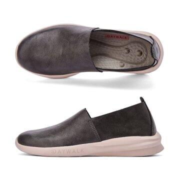 데이워크 발편한 아치깔창 여성 슬립온 클래식 그레이 (DW1007-DGYIT)