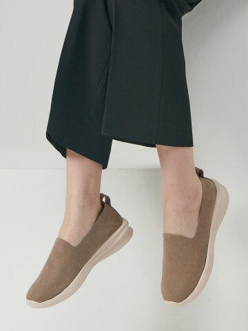 데이워크 발편한 아치깔창 여성 슬립온 패실 오크 (DW1006-OAKS)